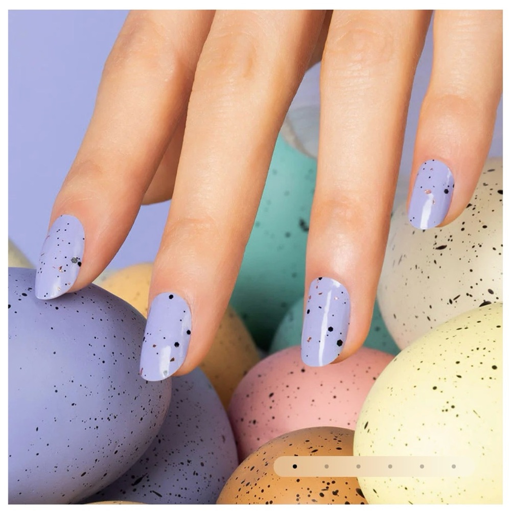 Lilac Speckled Nail Polish Strips